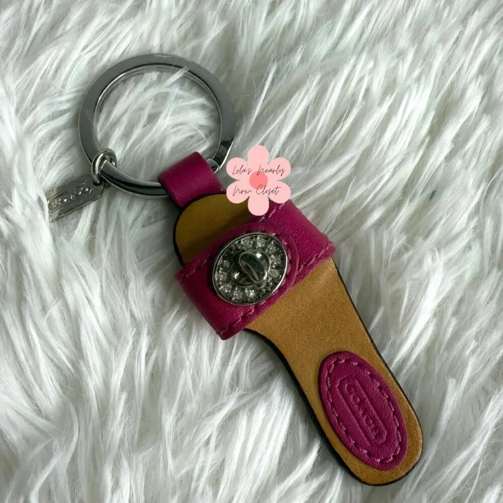 y2k COACH Sandal Bag Charm Key Chain